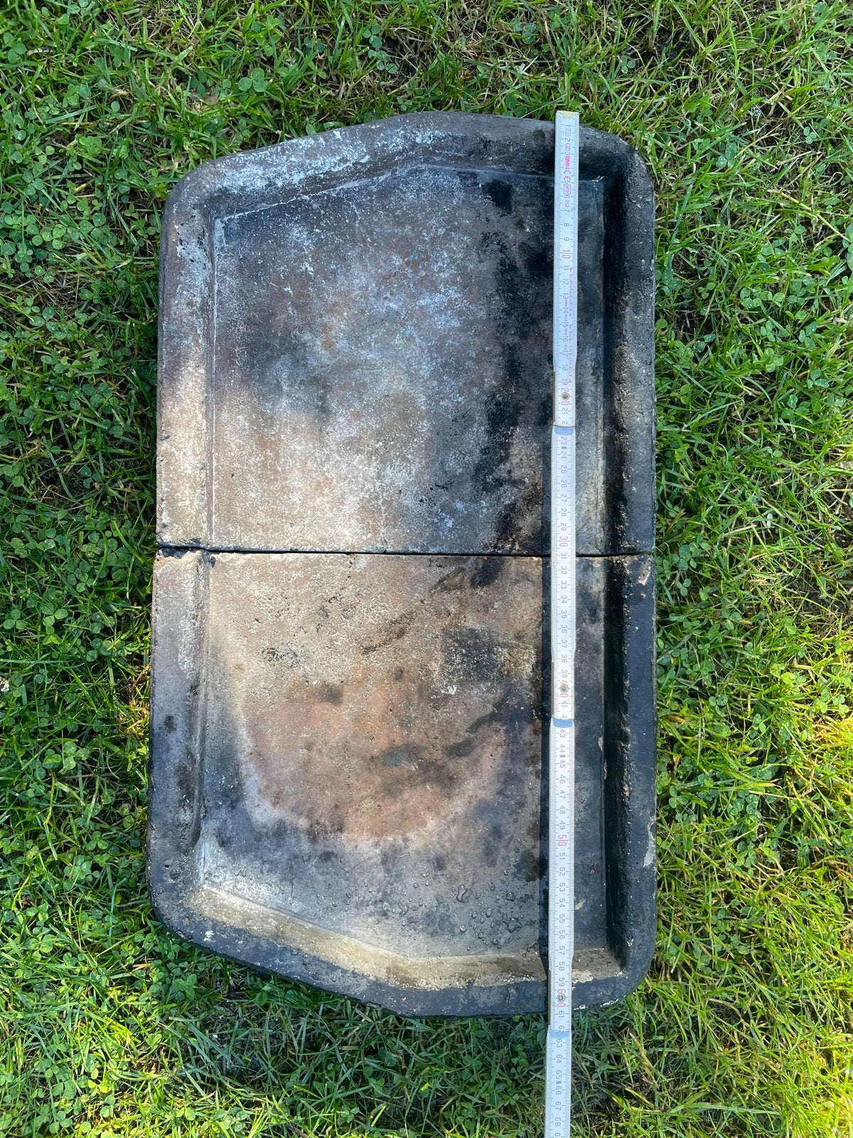 Haardplaat bodemplaat van beton, Ophalen of Verzenden, Gebruikt, Inbouwhaard, Houthaard