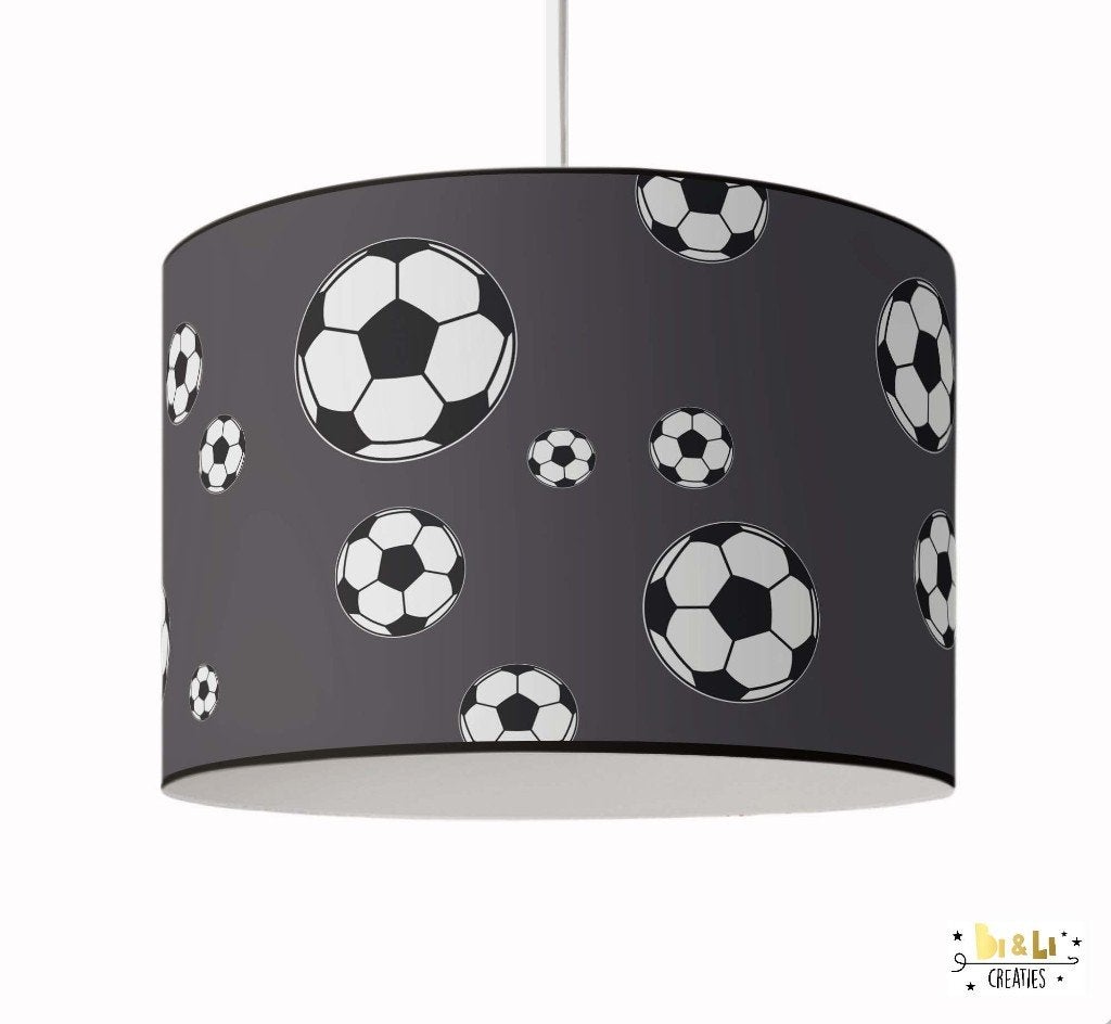 Hanglamp Voetbal Grijs Voetballamp Little Dreamzzz, Bi & Li Creaties, Nieuw, Ophalen of Verzenden, Bilicreaties@gmail.com