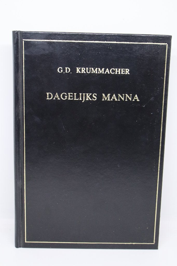 Dagelijks Manna - G.D. Krummacher, Ophalen, Zo goed als nieuw