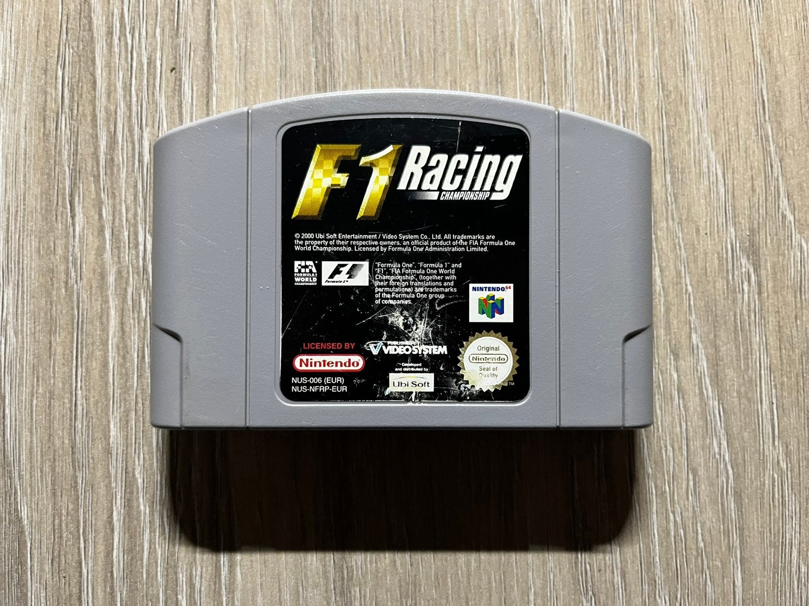 F1 Racing Championship voor de Nintendo 64, 1 speler, Ophalen of Verzenden, Racen en Vliegen, Vanaf 3 jaar