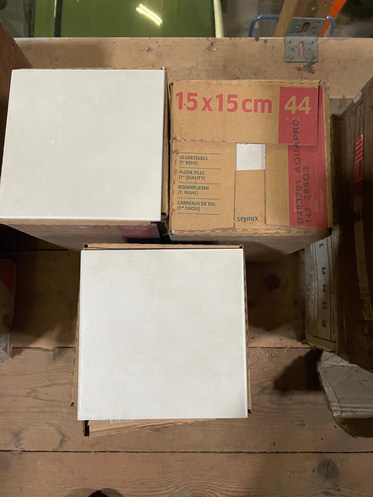 Sphinx Vloertegels 15x15 cm - Nieuwstaat, Doe-het-zelf en Verbouw, Tegels, Ophalen, Keramiek, Nieuw, Minder dan 20 cm