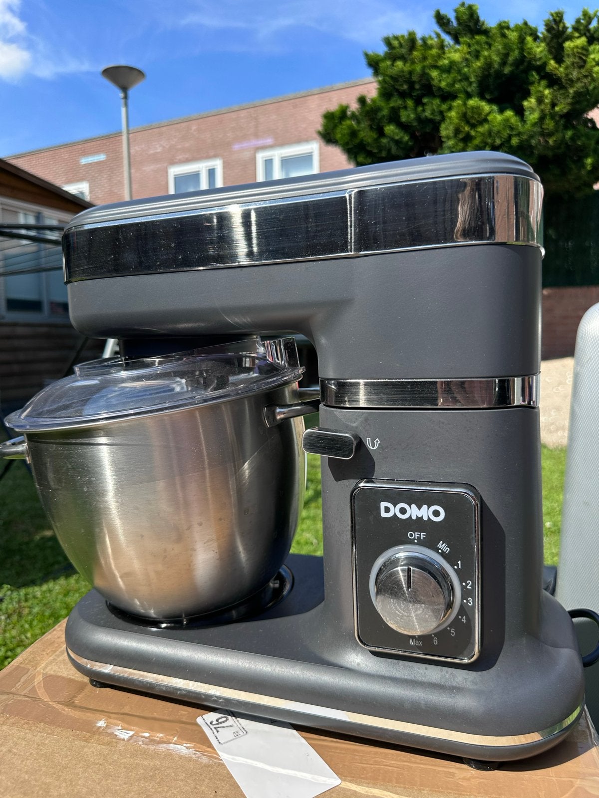 Domo Keukenmachine - Slechts 1x gebruikt!, 4 liter of meer, Ophalen of Verzenden, Zo goed als nieuw, 3 snelheden of meer