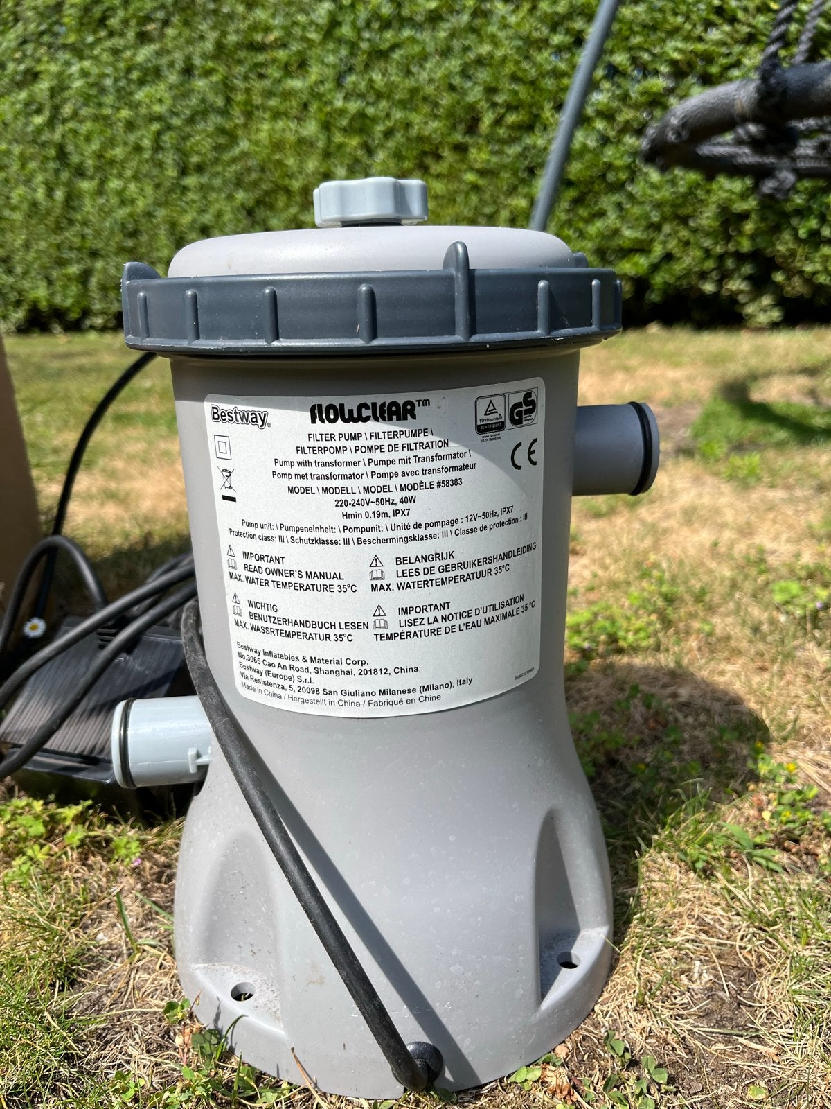 Bestway Flowclear filterpomp voor zwembad, Ophalen, Gebruikt, Zwembadpomp