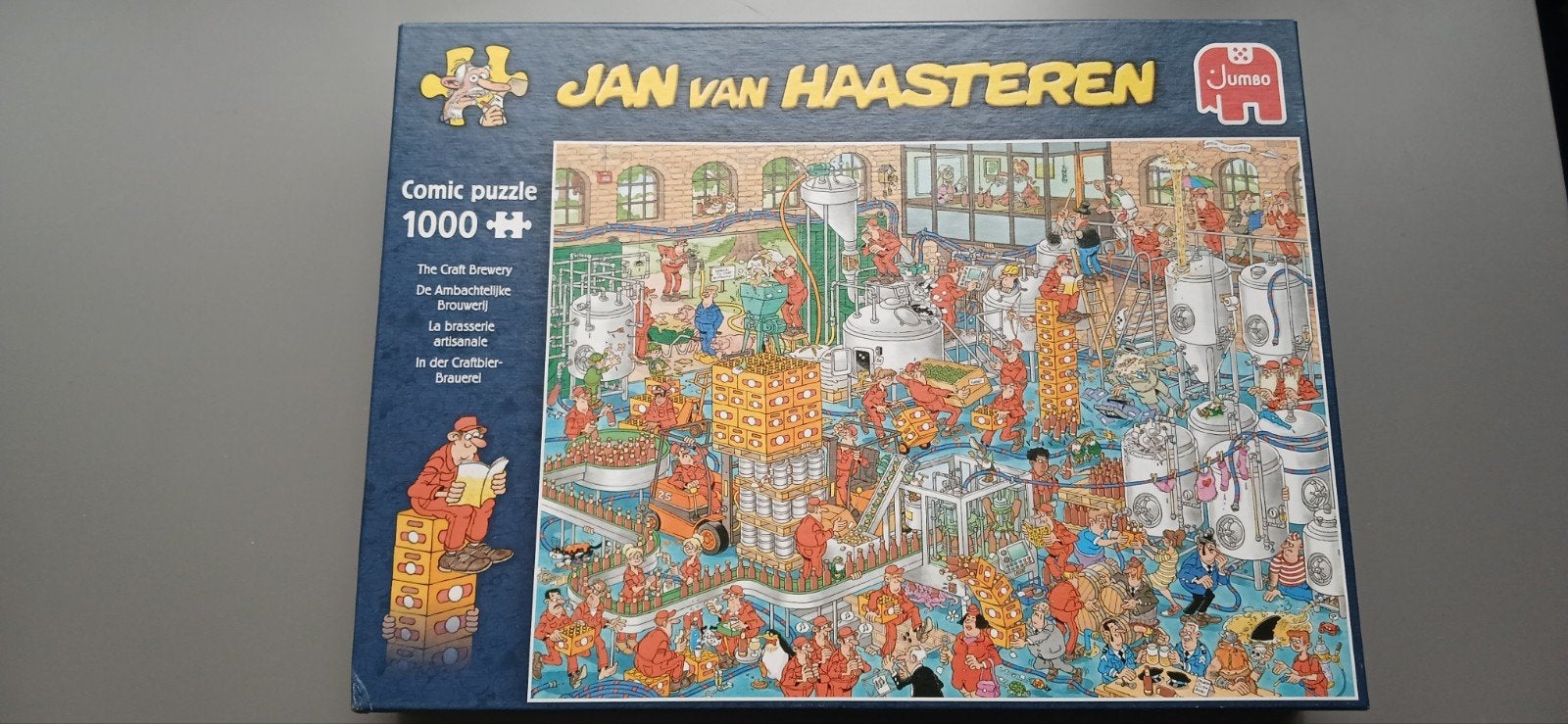 Jan van Haasteren puzzel 1000  De Ambachtelijke Brouwe, Ophalen of Verzenden