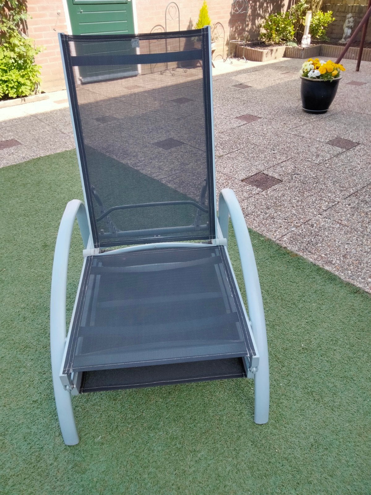 te koop: tuin zit/ ligstoel, Ophalen, Gebruikt, Overige materialen, Verstelbaar