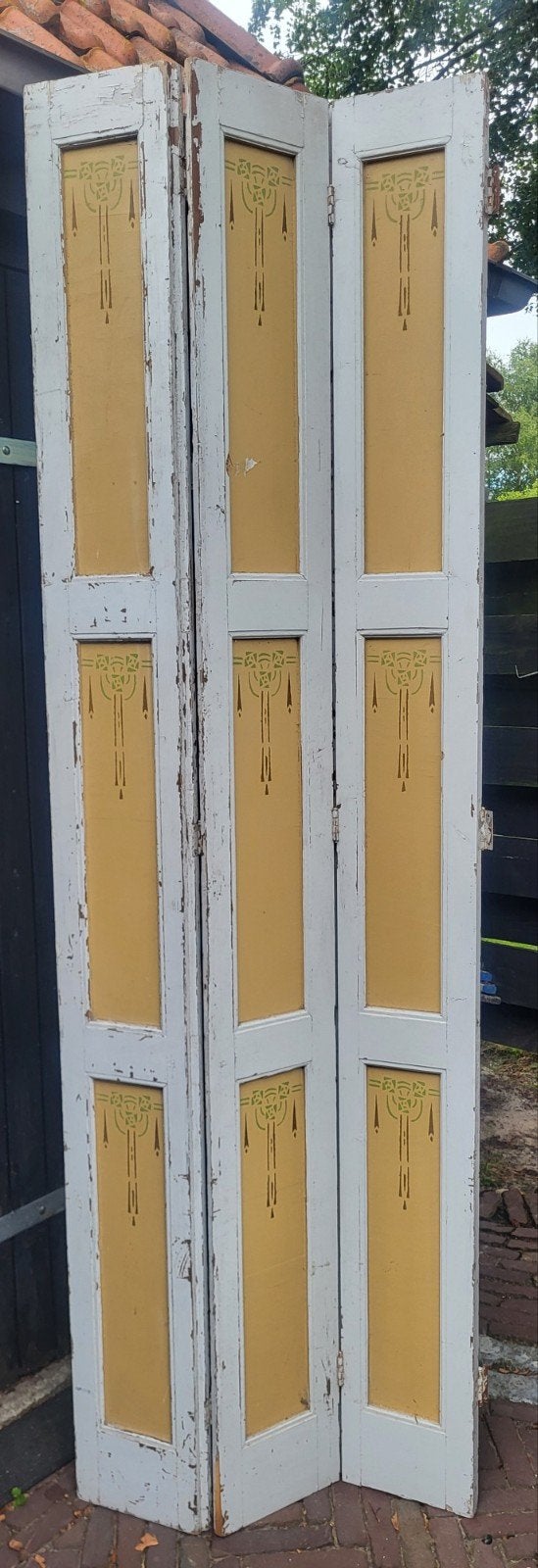 Paneeldeuren vouwdeur brocante, Ophalen