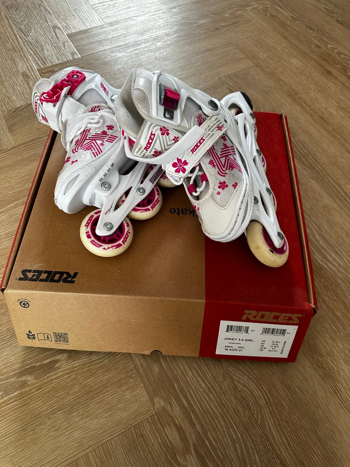 Inline skates Roces Jokey 2.0 Girl maat 30-33, Sport en Fitness, Schaatsen, Ophalen of Verzenden, Gebruikt, Overige typen, Overige merken