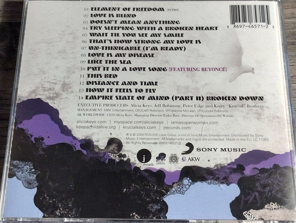 Alicia Keys - The Element Of Freedom, Ophalen of Verzenden, Zo goed als nieuw