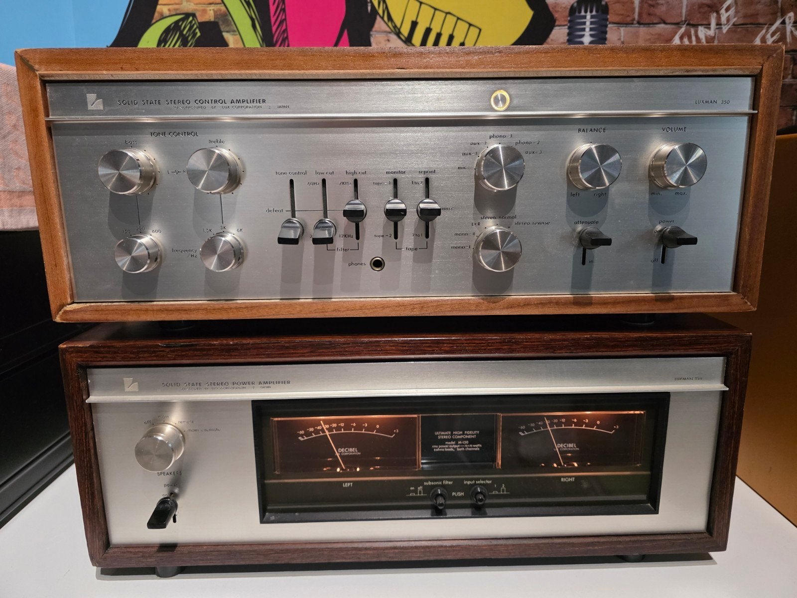 Luxman M-150 + CL-350 (Vintage Stereo Set), Ophalen, Gebruikt, Overige merken
