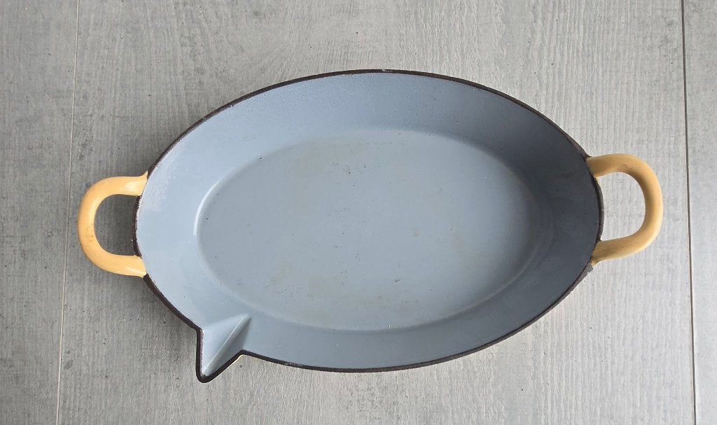 Ancien plat émaillé 30 x 20 cm fe belgique, Verzenden