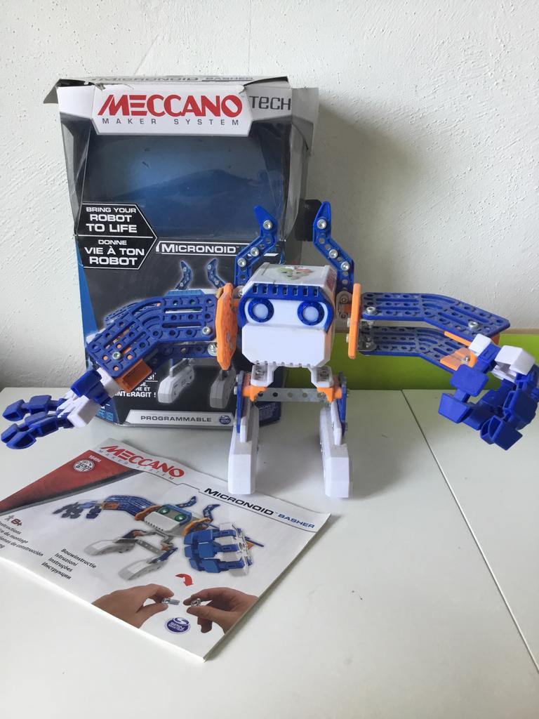 MECCANO Micronoid Basher robot (programmeerbaar), Kinderen en Baby's, Speelgoed | Educatief en Creatief, Ophalen of Verzenden