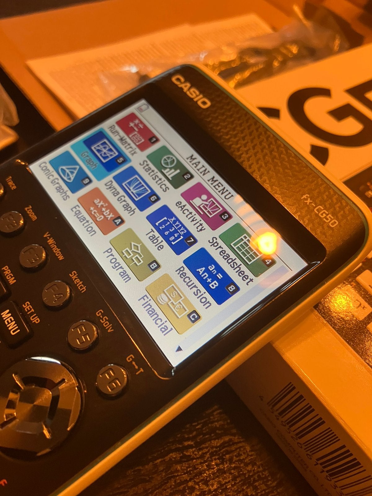 Casio CX-FG50 Grafische rekenmachine, Ophalen, Grafische rekenmachine, Zo goed als nieuw