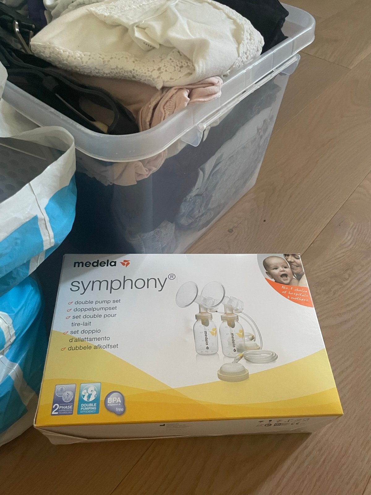 Babyflesjes, Medela Symphony dubbele afkolfset, Ophalen, Gebruikt