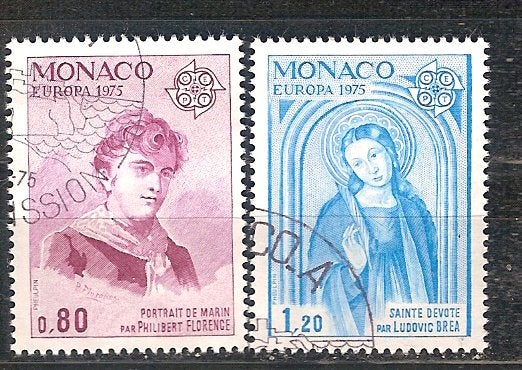 Monaco 1167-1168, Ophalen of Verzenden, Overige landen, Gestempeld