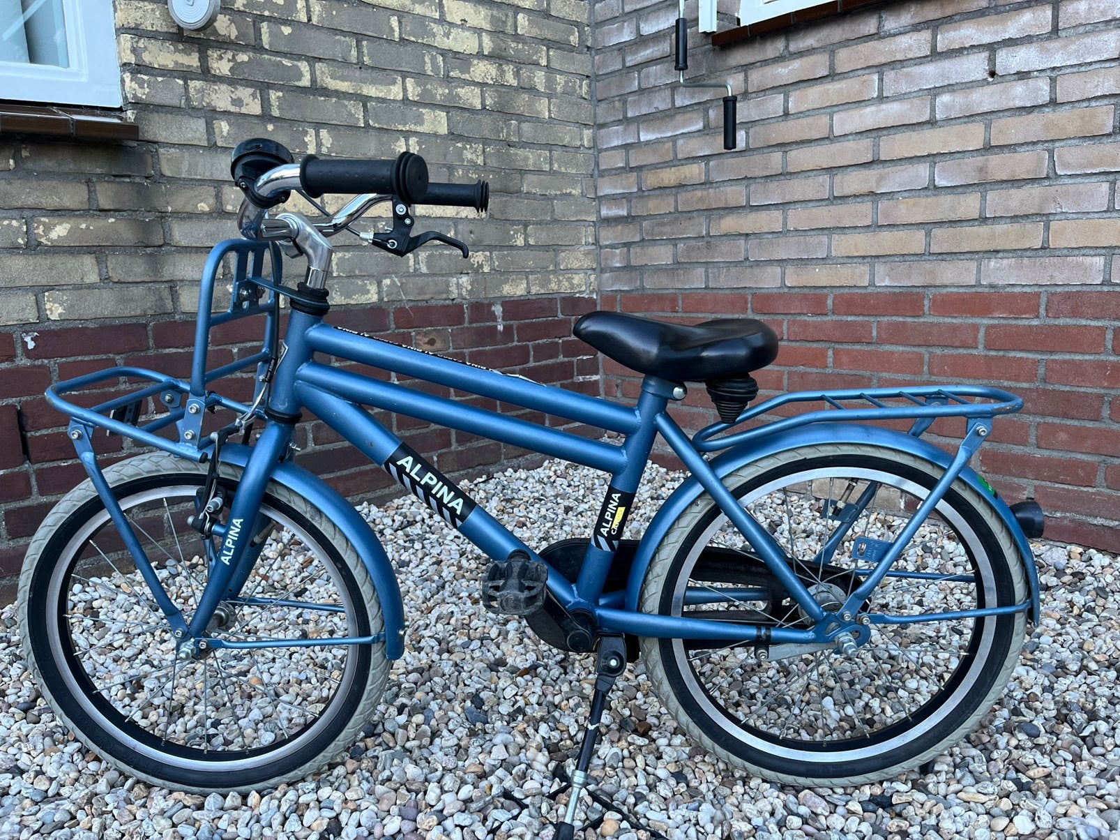 Mooie nette Alpina Cargo jongensfiets 18 inch, Fietsen en Brommers, Fietsen | Jongens, Ophalen of Verzenden, Gebruikt, 18 inch
