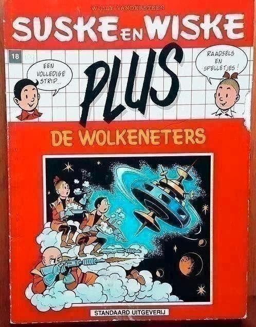 Suske en Wiske plus 18 De wolkeneters - Vandersteen 1993, Eén stripboek, Ophalen of Verzenden, Zo goed als nieuw