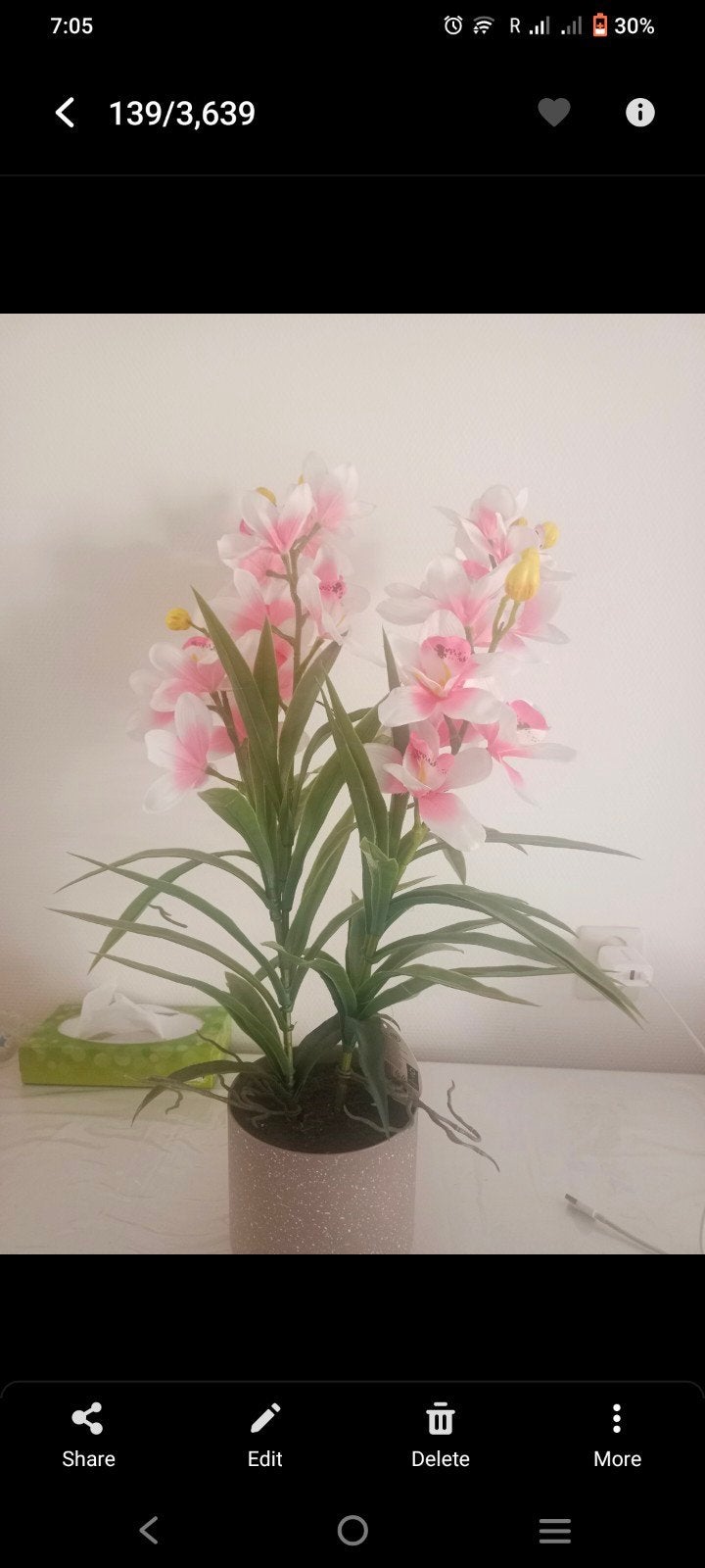Artificial orchid plant, Ophalen, Zo goed als nieuw