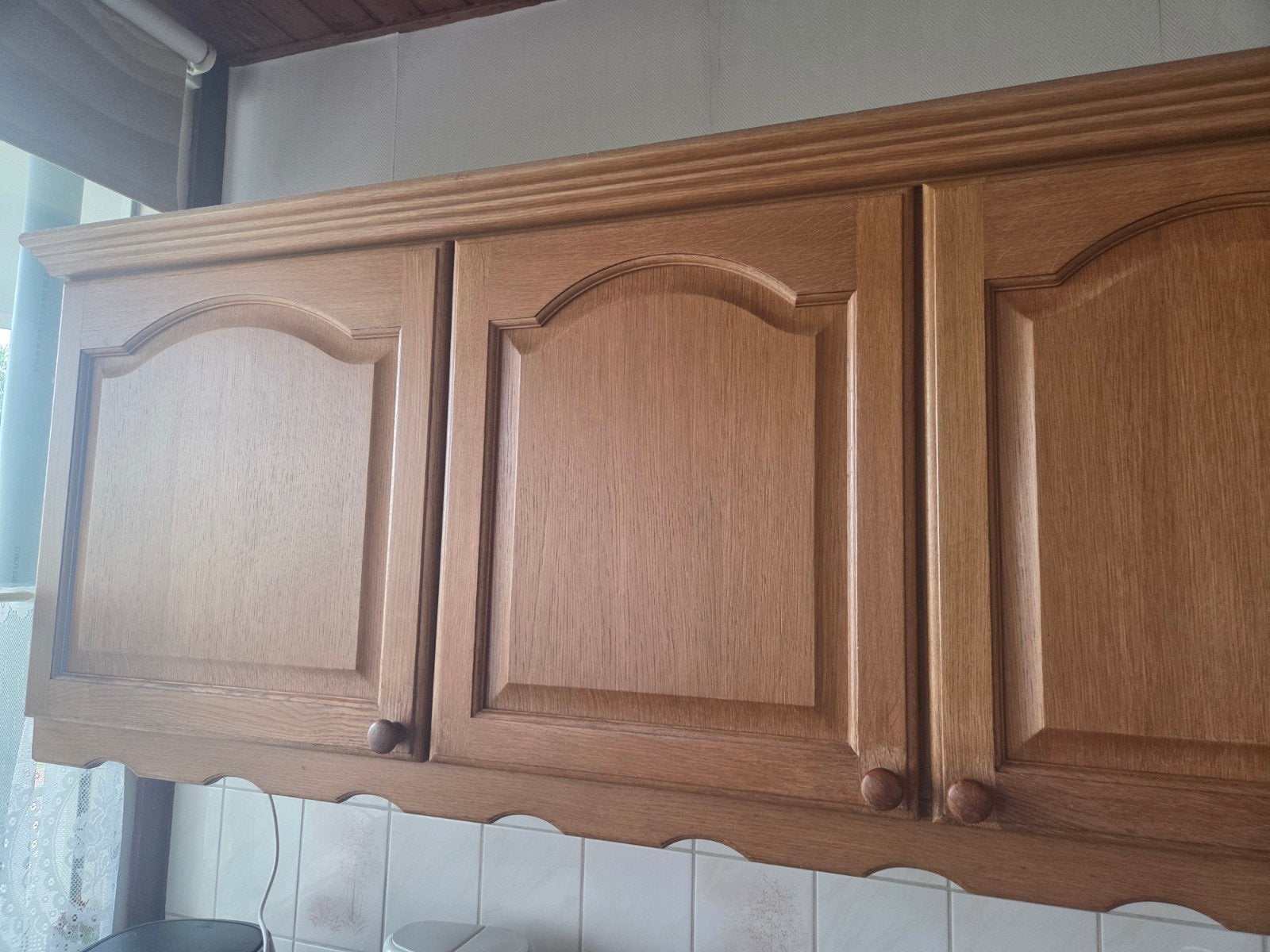 Prachtige Bruynzeel Hoekkeuken Licht Eiken Massief bieden, Huis en Inrichting, Ophalen, Gebruikt, Overige kleuren, Hoekkeuken