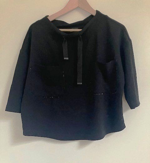 Mooie top Monari maat 36, Kleding | Dames, Monari, Zwart, Ophalen of Verzenden, Zo goed als nieuw