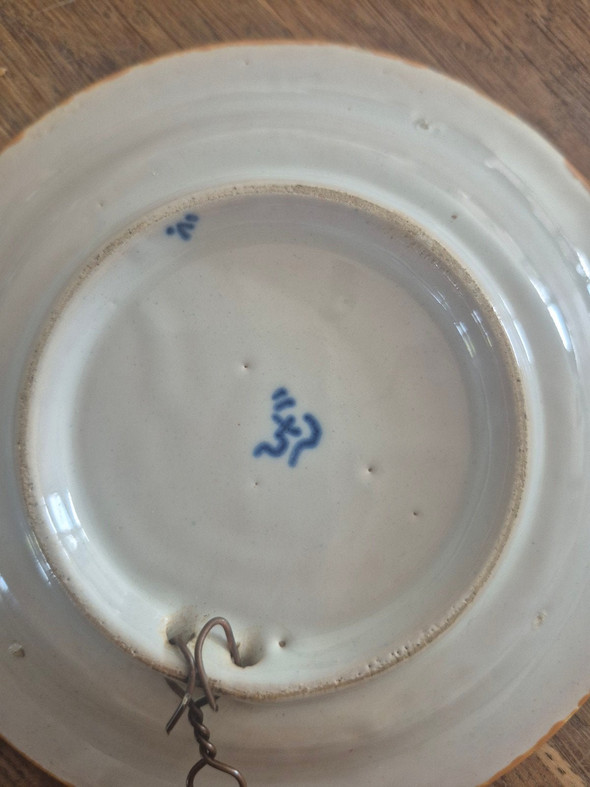 Set van 4 Delfts Blauwe Wandborden - Handgeschilderd, Antiek en Kunst, Ophalen of Verzenden