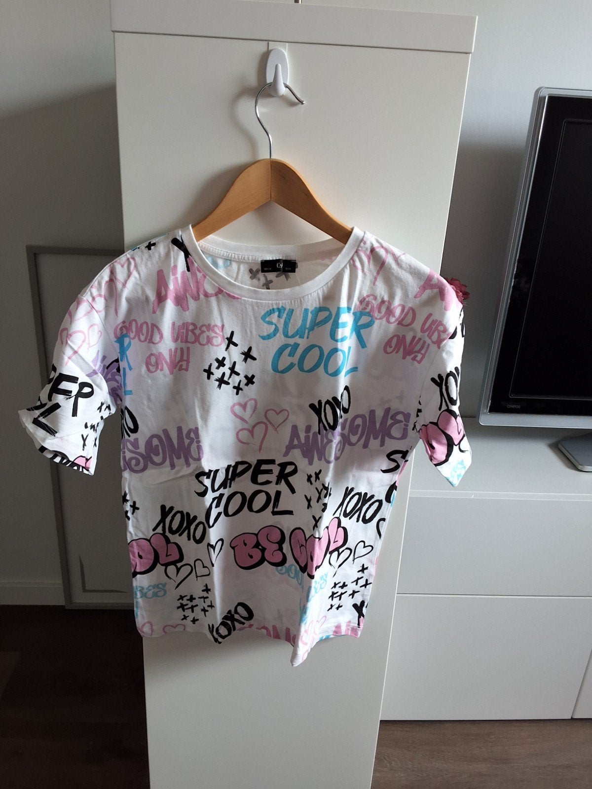 Leuk shirtje maat 152-158, Kinderen en Baby's, Kinderkleding | Maat 146, Gebruikt, C&A, Meisje, Ophalen of Verzenden