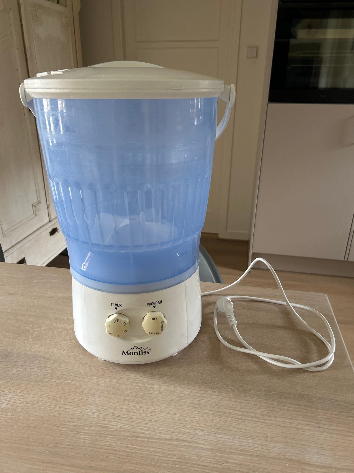 Montiss Mini Wasmachine - Compact en Handig, Ophalen, Gebruikt
