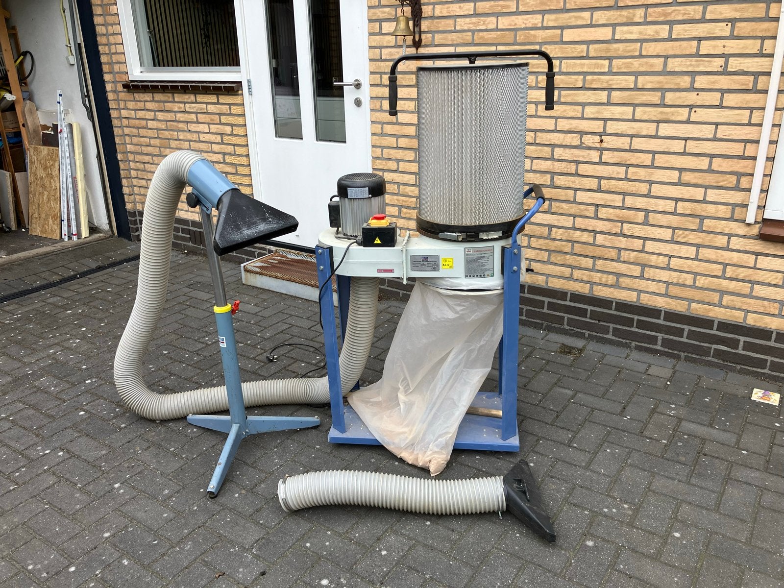HBM100 Profi Stofafzuiginstallatie - 1 PK, 230V, Ophalen, Zo goed als nieuw
