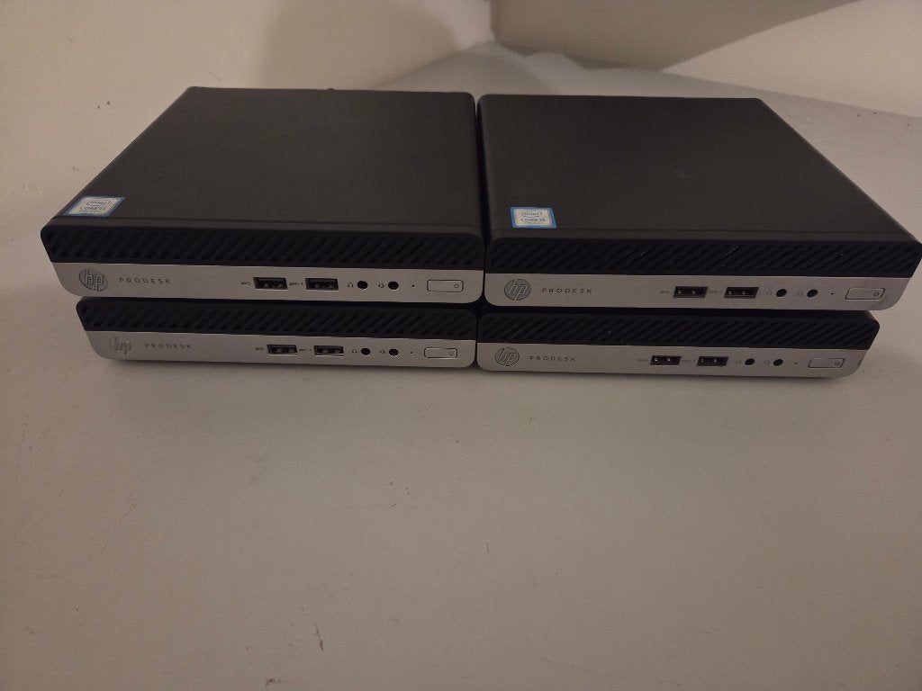 HP Prodesk 400 Mini (4x), Computers en Software, Hp, -, 8 GB, -