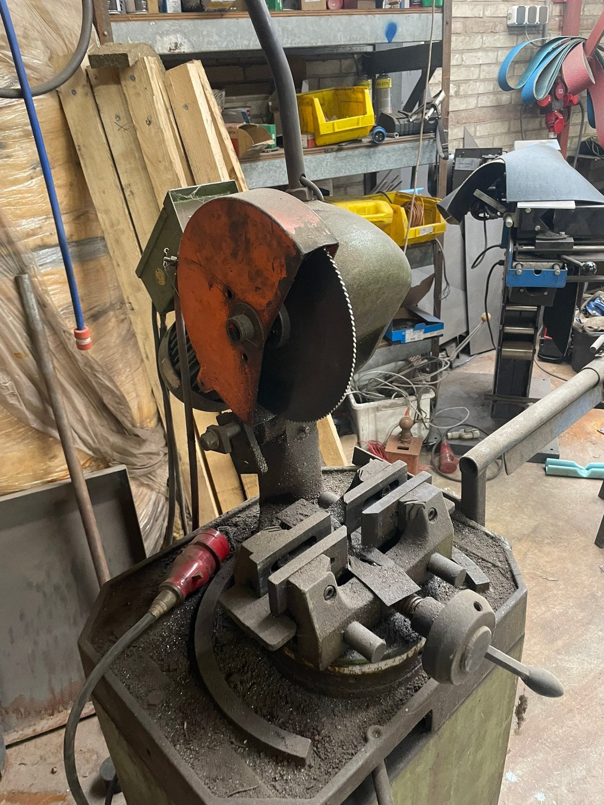 Bewo circelzaagmachiene, Doe-het-zelf en Verbouw, Gereedschap | Zaagmachines, Gebruikt, Cirkelzaag, 70 mm of meer, Ophalen of Verzenden