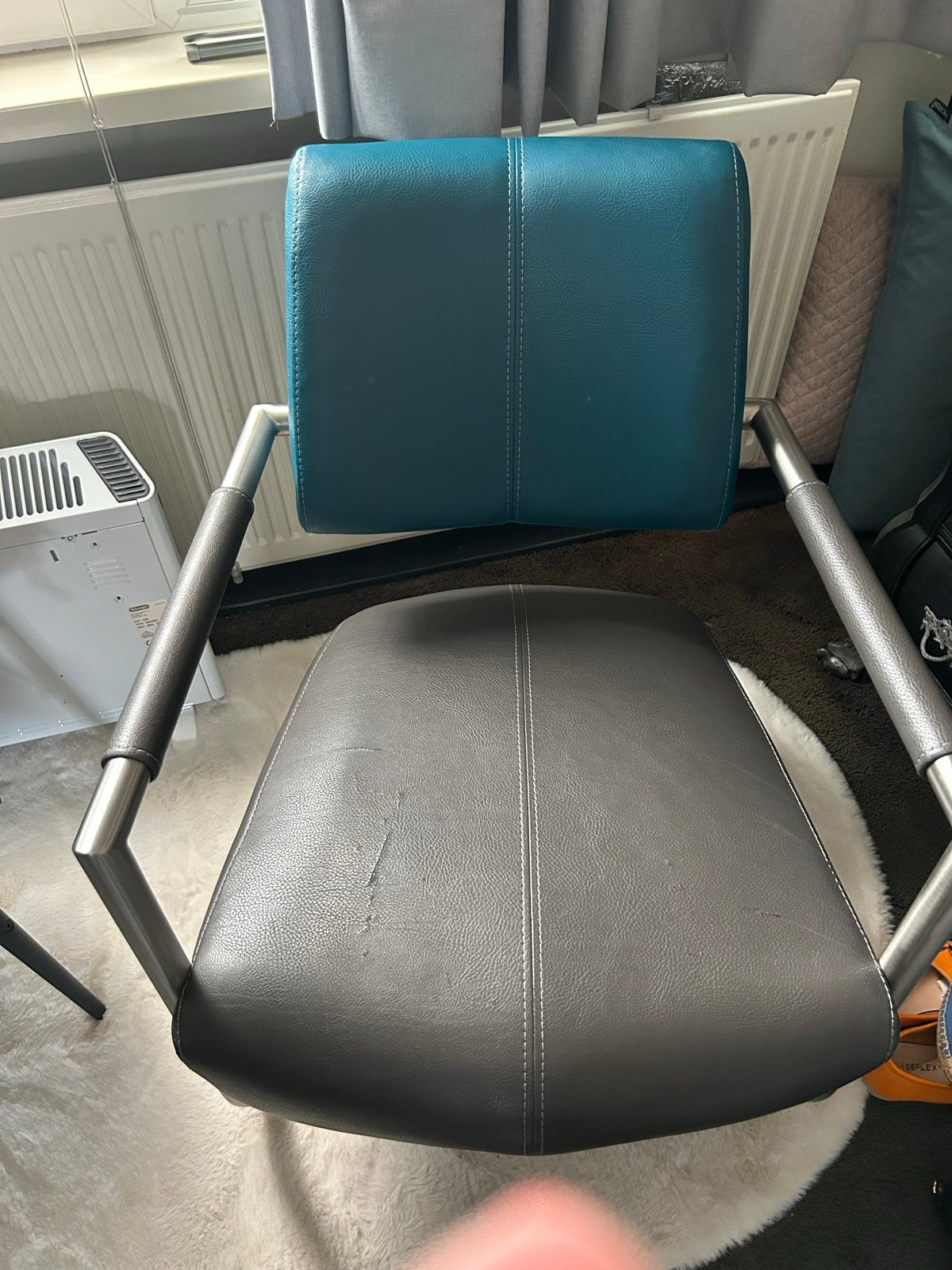 Fauteuil van Xooon, Ophalen, Gebruikt, Leer, 75 tot 100 cm