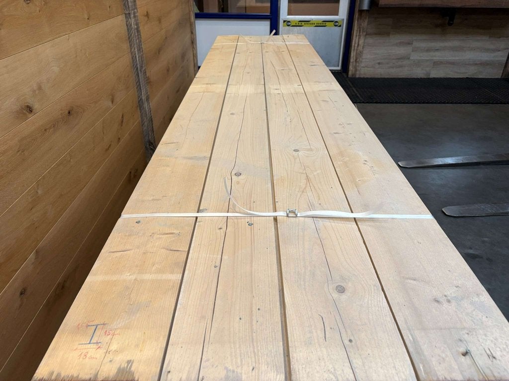 Damwand Vurenhout Gebruikt  Extra Dik 12x20   FSC Recycle, Gebruikt
