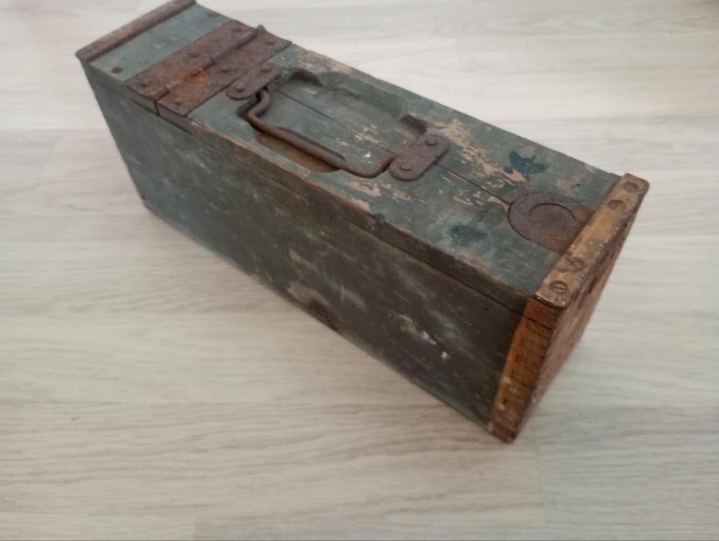 MG08/15 houten munitiekist., ., Ophalen of Verzenden, ., Nederland
