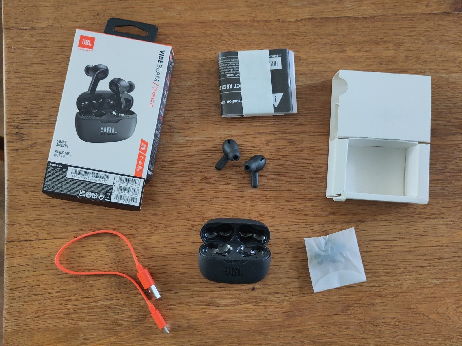 JBL Vibe Beam - true wireless earbuds (zwart), Overige merken, In-ear, Ophalen of Verzenden, Zwart
