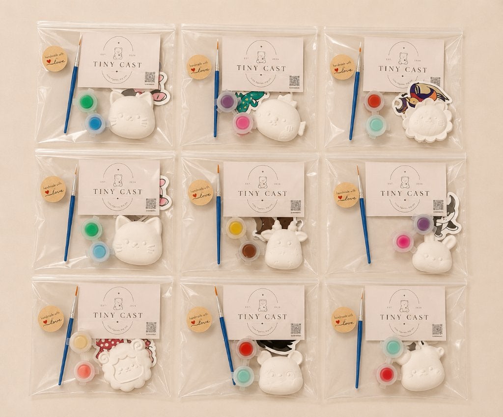 Tiny Cast uitdeelpakketjes, Handgemaakt, Dieren, Nieuw, Ophalen of Verzenden