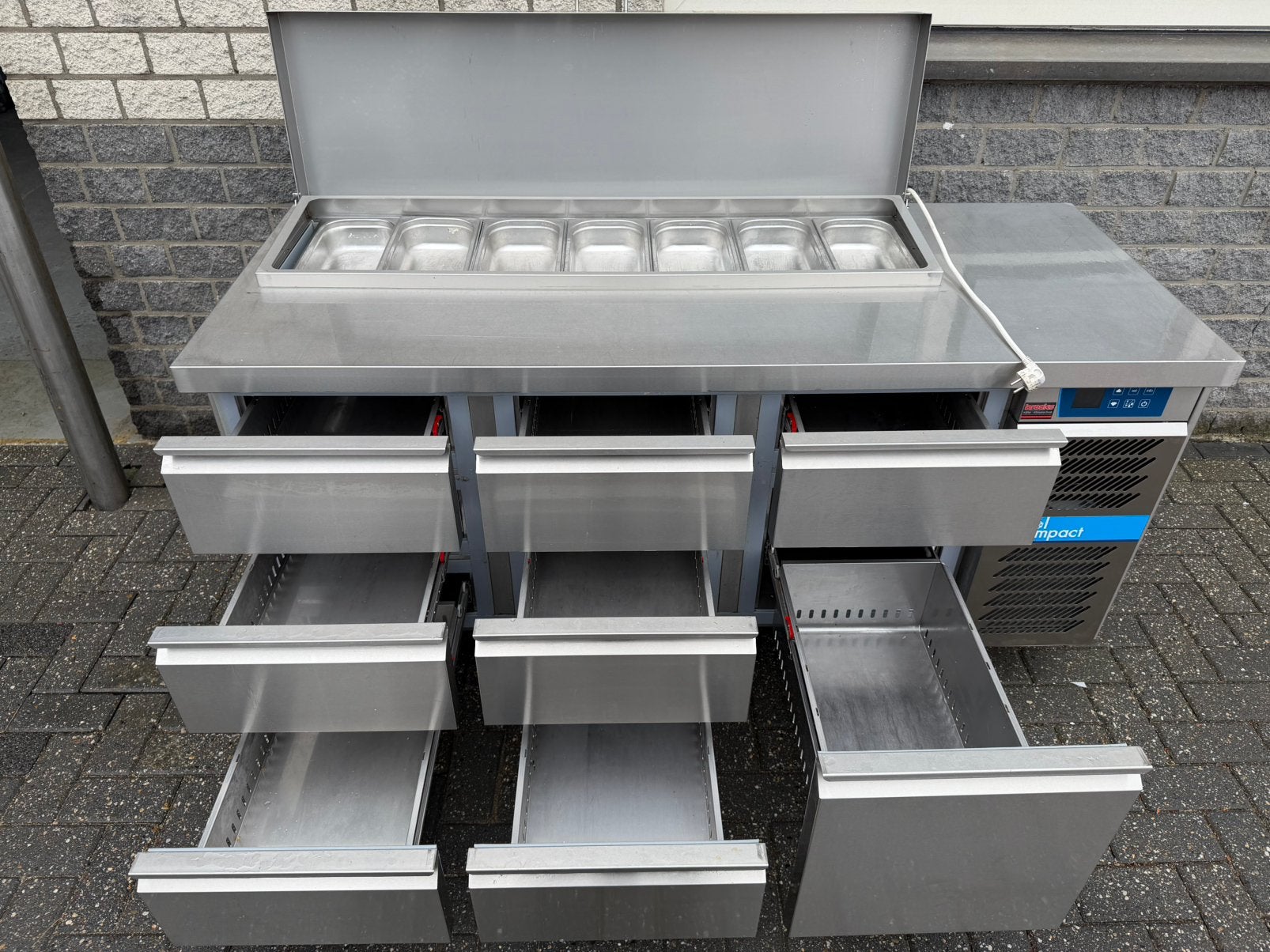 Koelwerkbank groot en klein koelkaste vrieskasten, Ophalen, 160 cm of meer