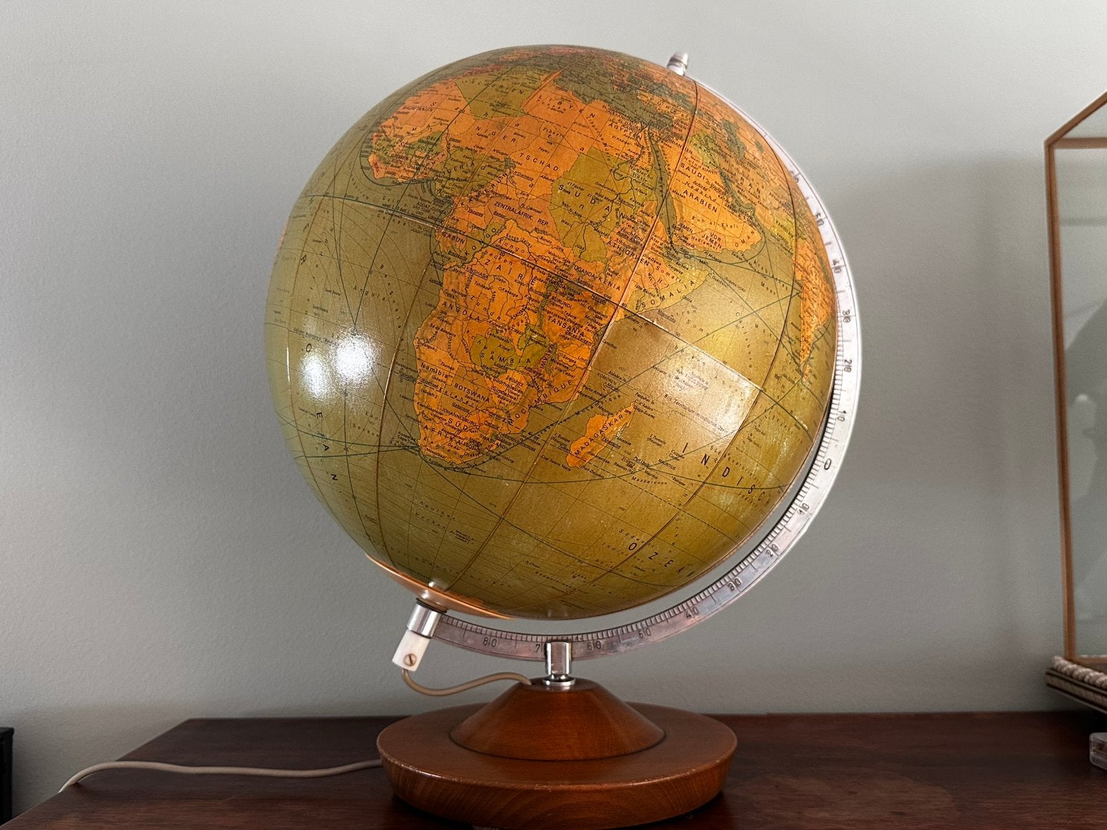 Vintage Rath globe., Ophalen, Zo goed als nieuw