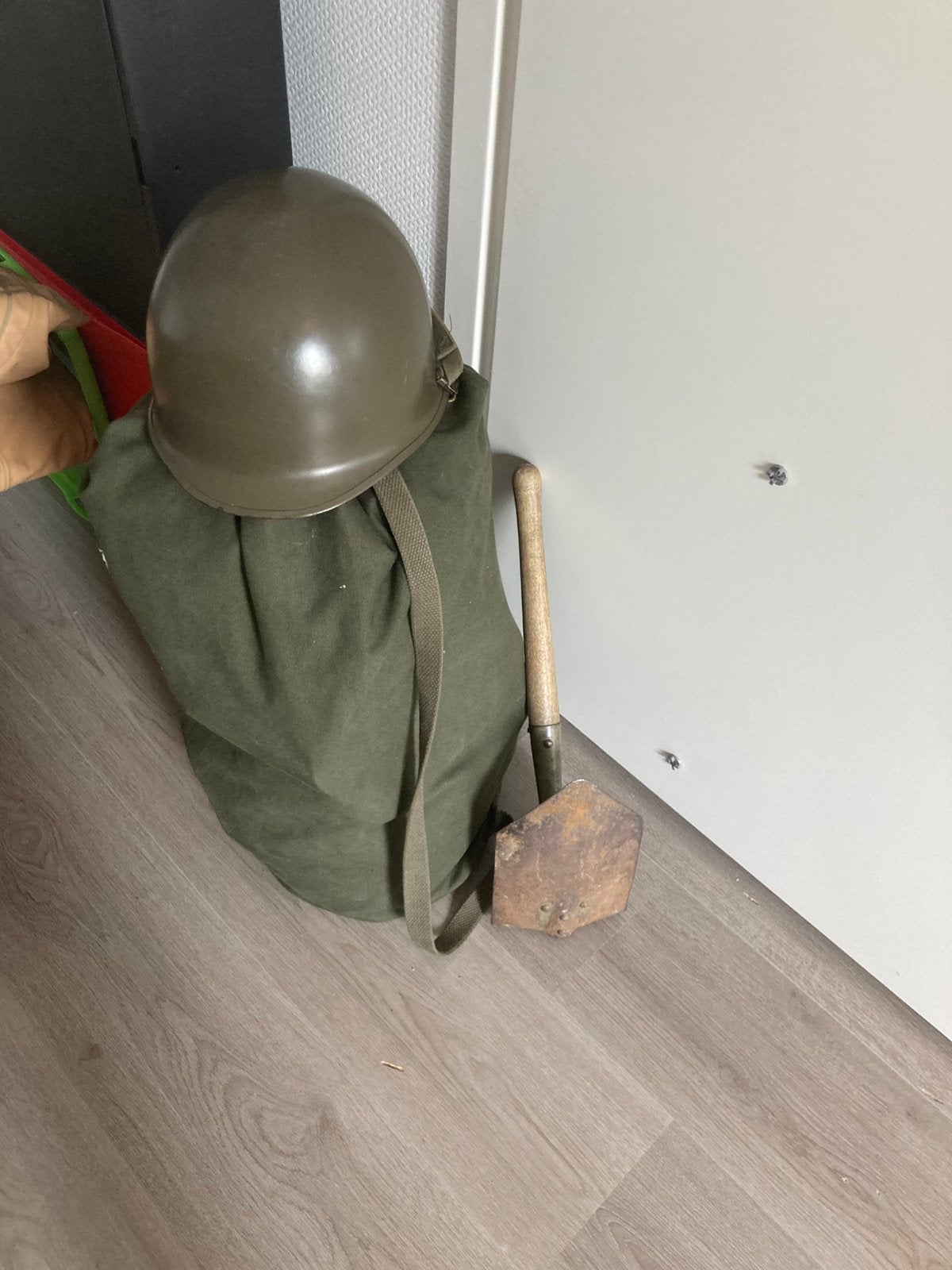 Partij dienstplicht spullen zie omschrijving, Ophalen, Gebruikt