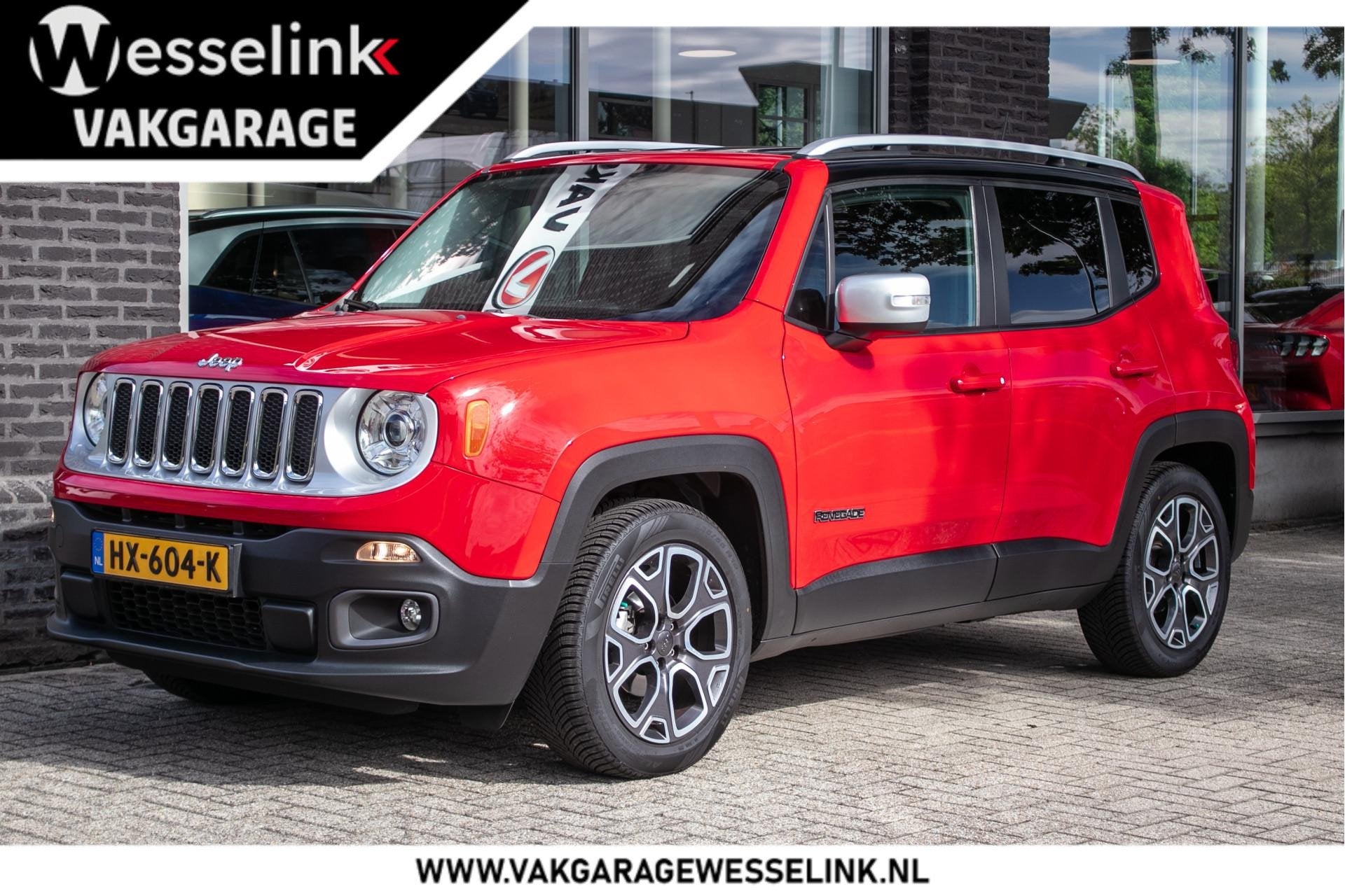 Jeep Renegade 1.4 MultiAir Limited | Navi | Camera | Adapt., Auto's, Gebruikt, 4 cilinders, 400 kg, Origineel Nederlands