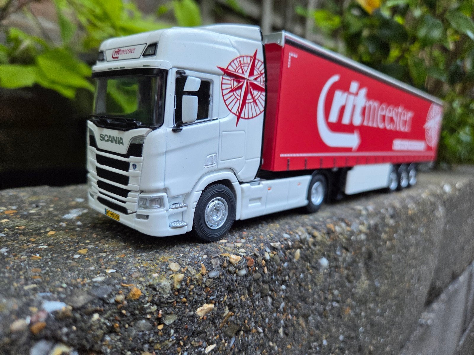 Cavallino Scania Ritmeester met schuifzeilenoplegger, Ophalen of Verzenden, Nieuw, Bus of Vrachtwagen, Wsi