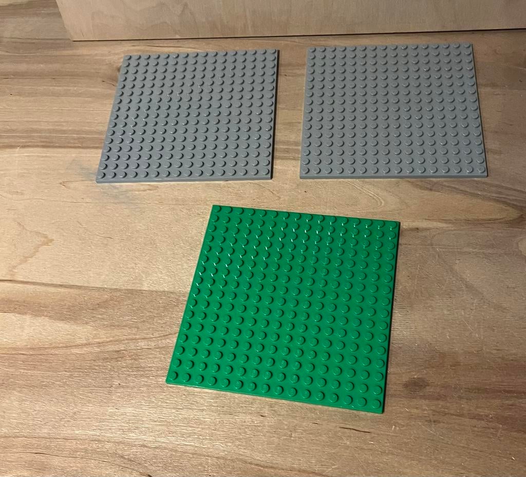 099 - Lego Partij/Lot 3x Plaat 16x16, Kinderen en Baby's, Speelgoed | Duplo en Lego, Lego, Ophalen of Verzenden, Losse stenen