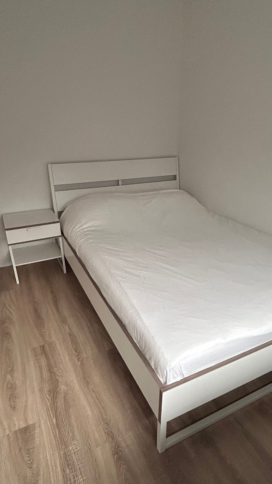 Twee persoon bed IKEA, Ophalen, Tweepersoons, Zo goed als nieuw, 180 cm