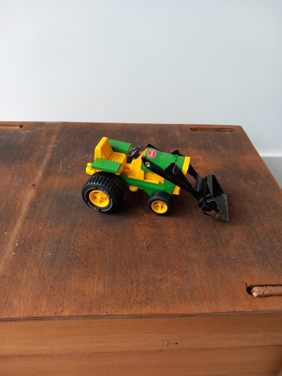 Tiny Tonka Tractor met loader - Vintage Speelgoed, Ophalen of Verzenden, Gebruikt