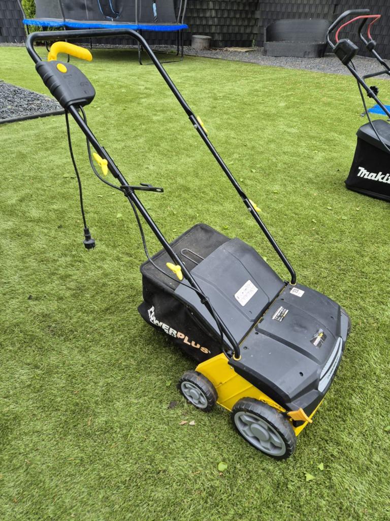 Powerplus elektrische verticuteermachine met opvangzak, Ophalen, Gebruikt, Elektrisch, Powerplus