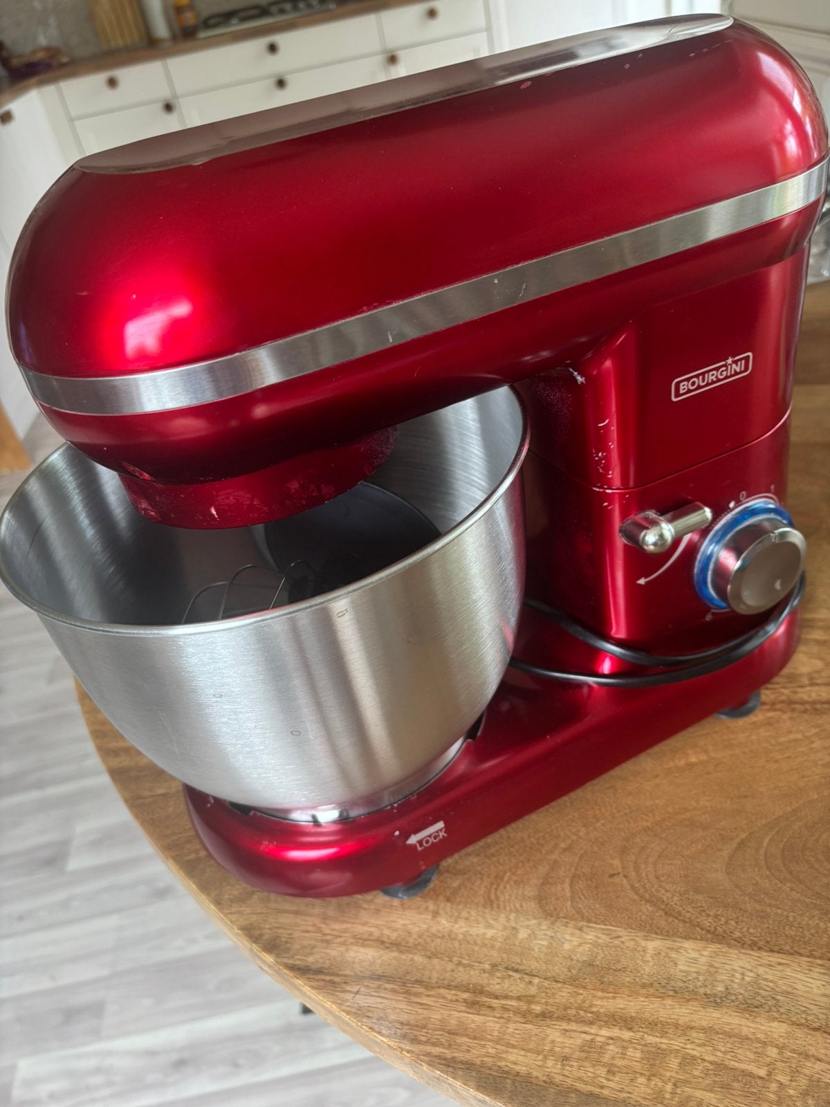 Bourgini keukenmachine, Witgoed en Apparatuur, Keukenmixers, 4 liter of meer, Ophalen, Gebruikt, 3 snelheden of meer
