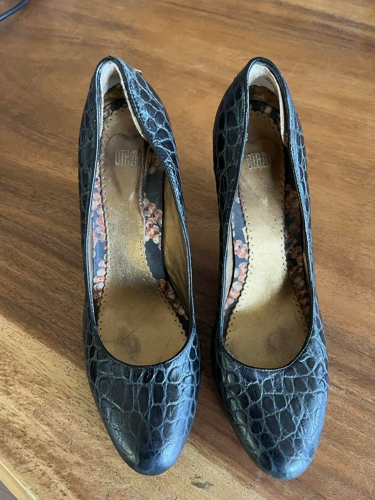 Otazu leren pumps maat 39, Ophalen, Zo goed als nieuw, Zwart, Pumps