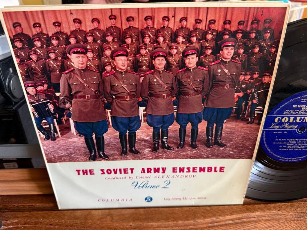The Soviet Army Ensemble Volume 2 ,(25 cm.),- Columbia 1950s, Originele persing, Ophalen of Verzenden, Zo goed als nieuw, Overige formaten