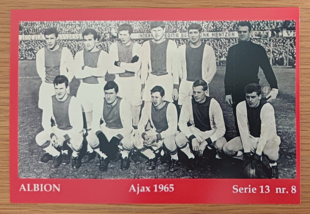 Complete serie van 10 foto kaarten Ajax Amsterdam, Verzamelen, Ophalen of Verzenden, Zo goed als nieuw, Ajax, Poster, Plaatje of Sticker