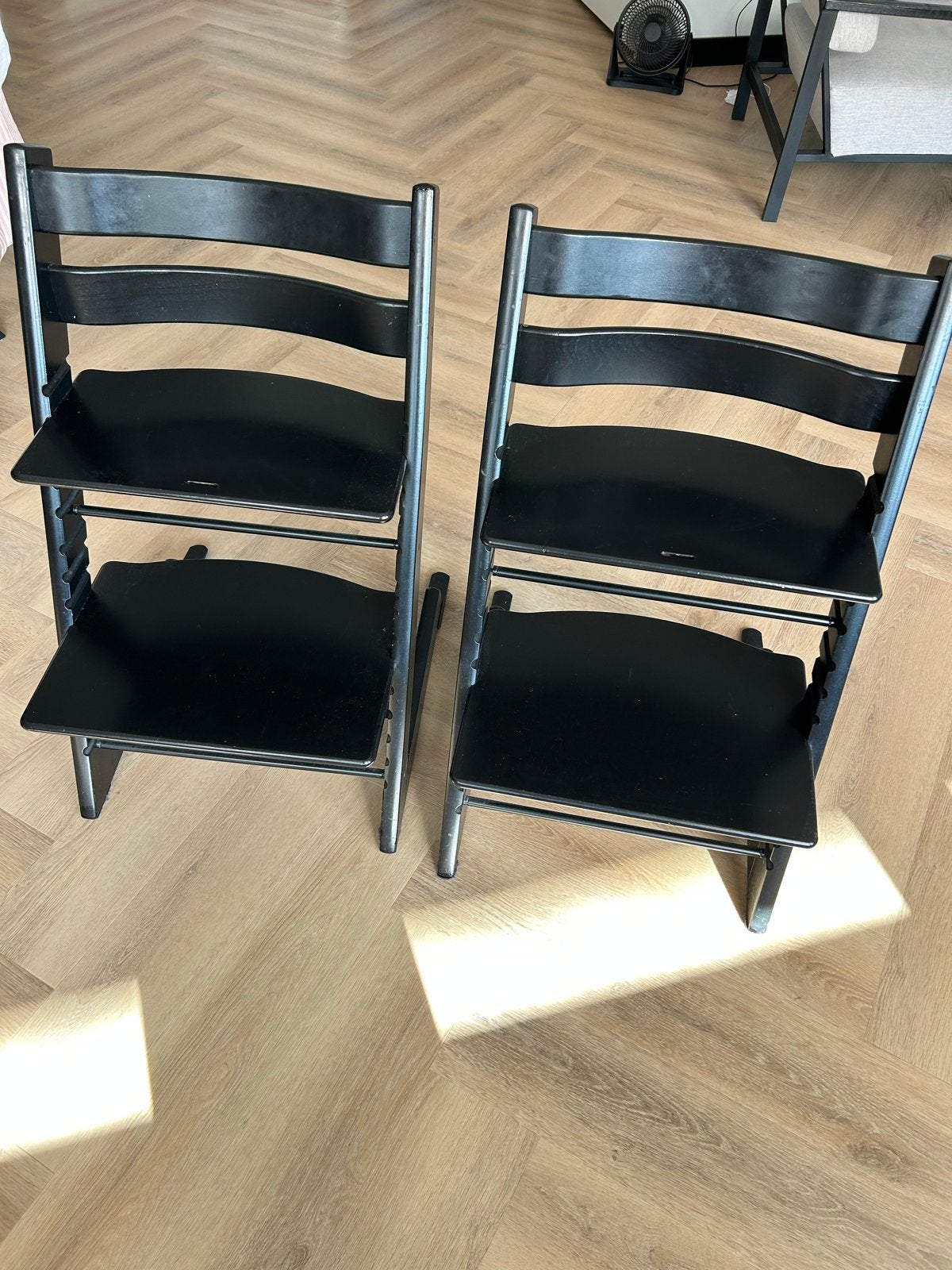 Stokke Tripp Trapp meegroeistoel (2x), Ophalen, Gebruikt, Meegroeistoel