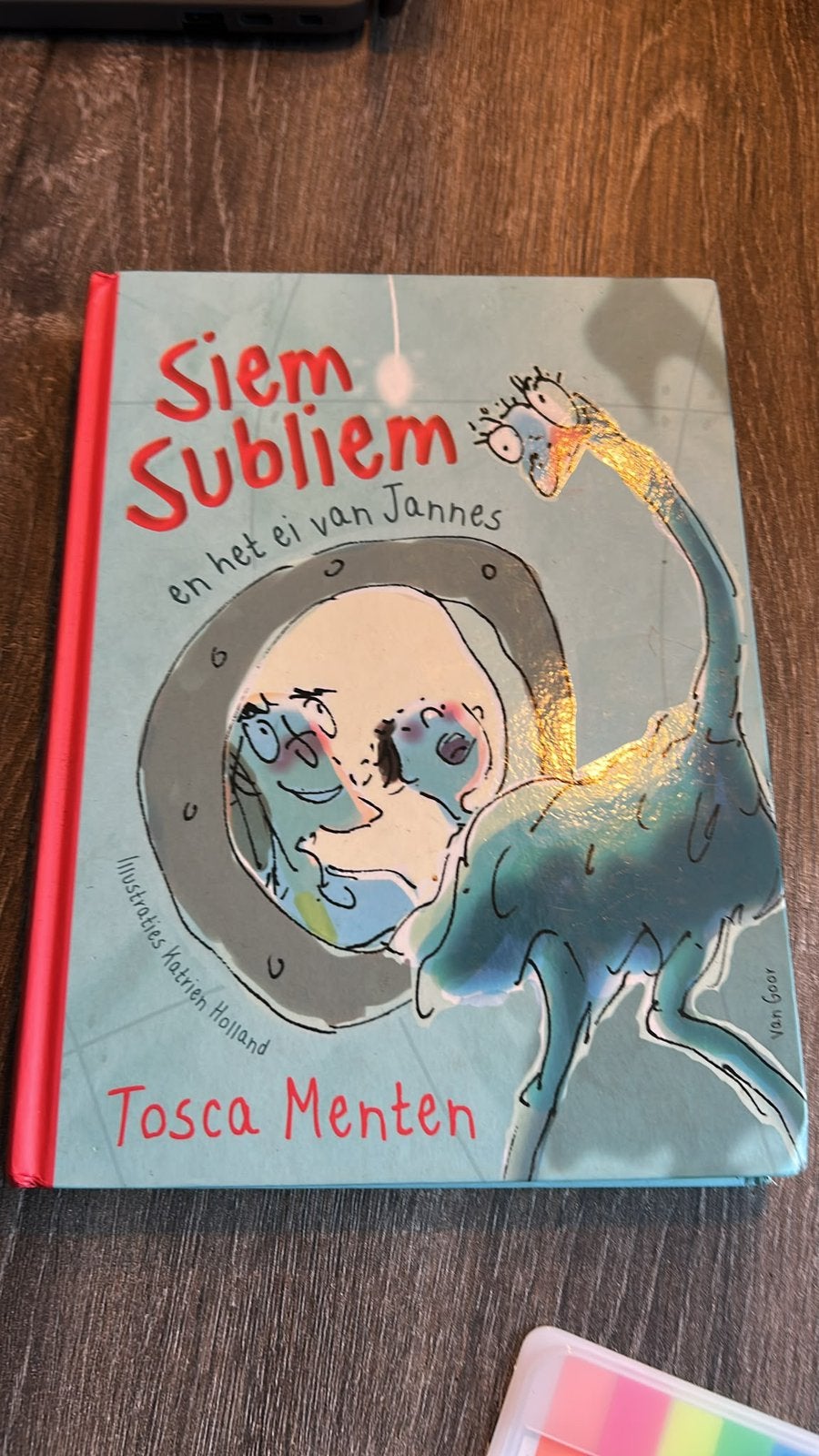Siem Subliem en het ei van Jannes - Tosca Menten, Ophalen of Verzenden, Zo goed als nieuw, Fictie, Tosca Menten