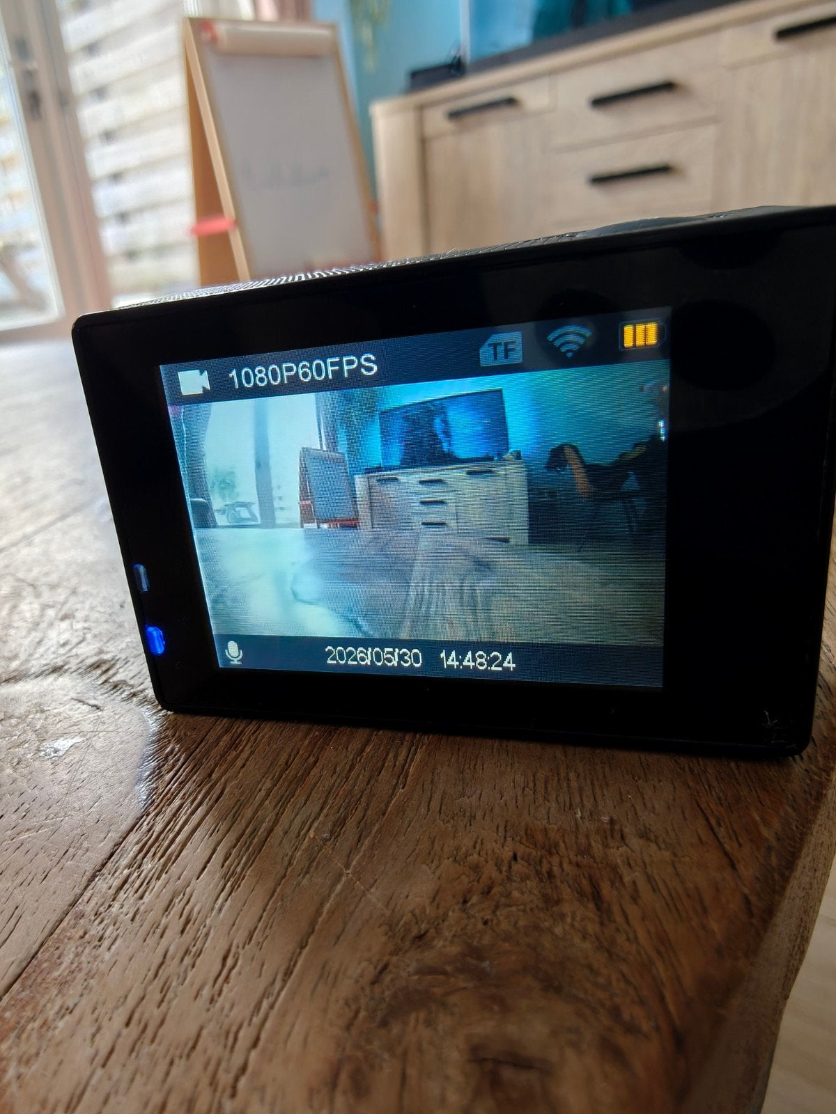 Full HD Action Camera met accessoires, Ophalen of Verzenden, Zo goed als nieuw, Overige merken